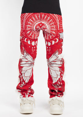 Blood Red Tapestry Pant