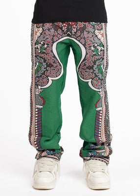 Emerald Green Persian Tapestry Pants