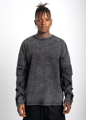 Stone Wash Long Sleeve Tee