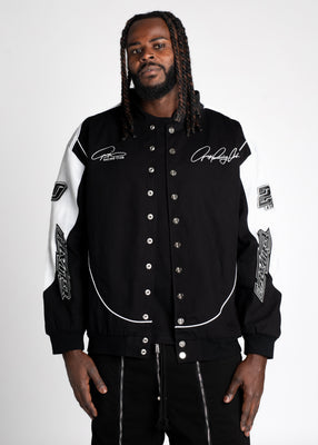 Obsidian Black Racer Jacket