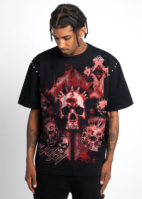 Blood Red Skull Tee